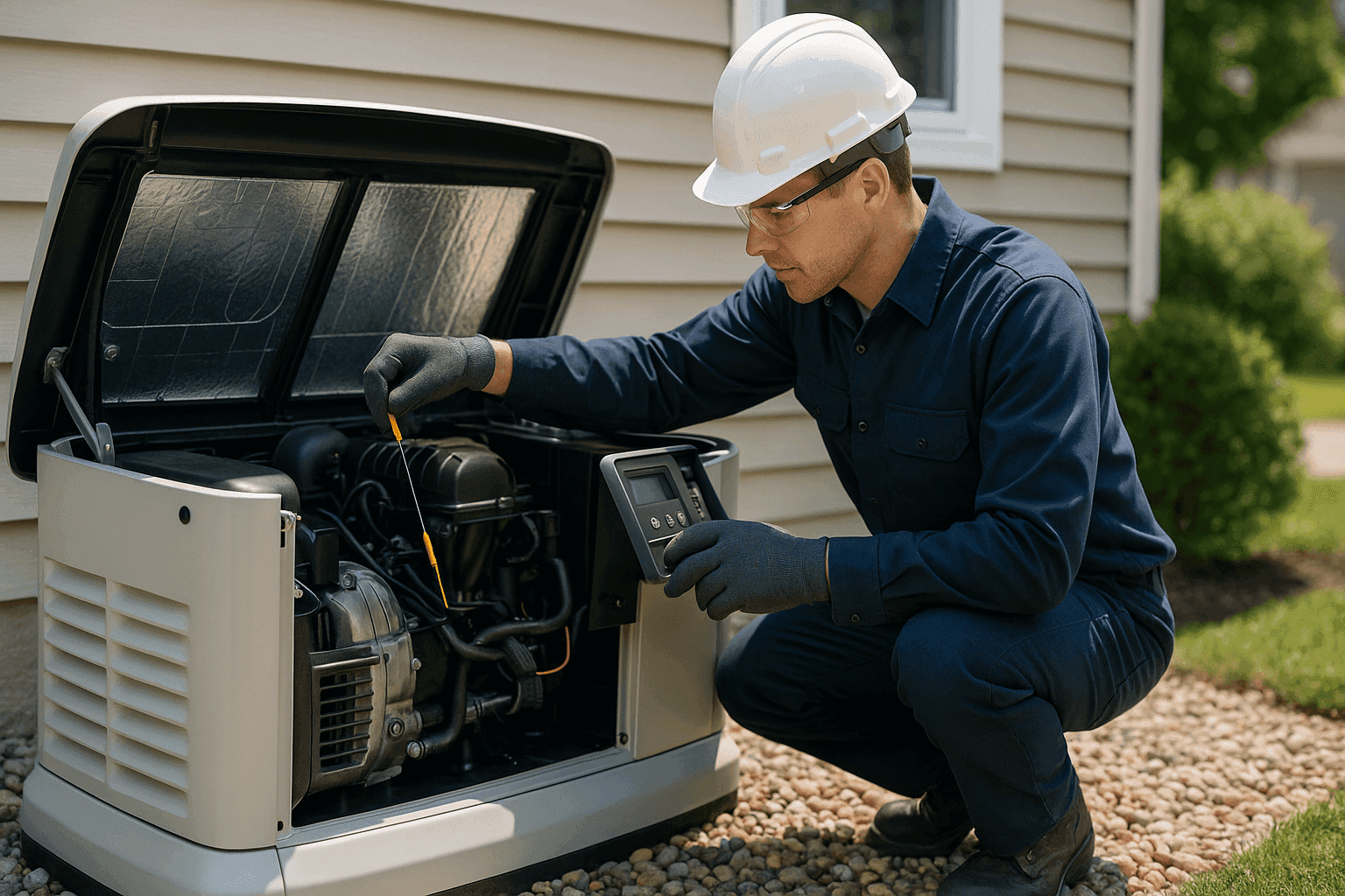 Generator Maintenance Checklist: Stay Powered Year-Round